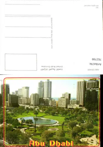 762799 Abu Dhabi Emirate of Abu Dhabi United Arab Emirates