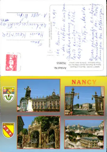 762855 Nancy Place Stanislas Département Meurthe-et-Moselle France