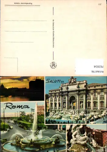 762834 Roma (Fontana di Trevi) Città metropolitana di Roma Capitale Italy