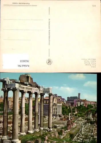762833 Rom Foro Romano Rom Italy