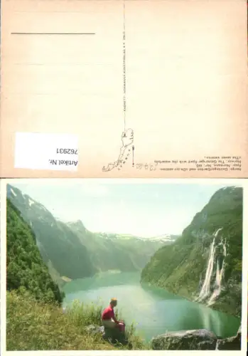 762931 Geiranger Fjord, De syv søstre Møre og Romsdal Norway