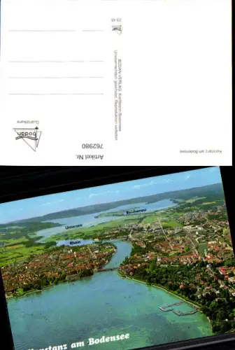 762980 Konstanz am Bodensee, Reichenau, Untersee, Rhein LK Konstanz