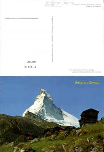 762985 Zermatt Matterhorn Bez. Visp Switzerland