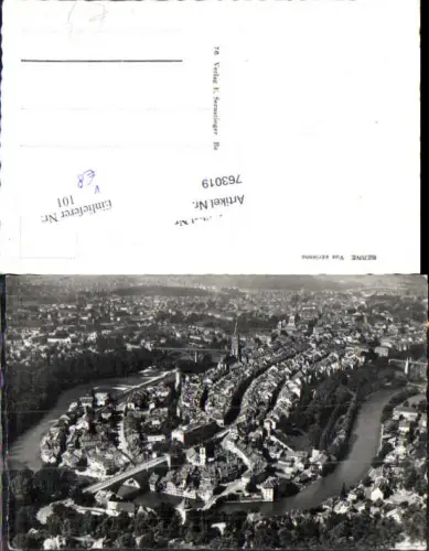 763019 Luftbild Bern Berne vue aerienne