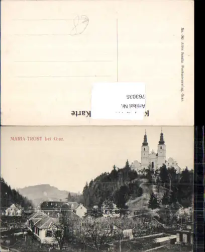 763035 Maria Trost bei Graz Kirche Ortsansicht pub Sussitz