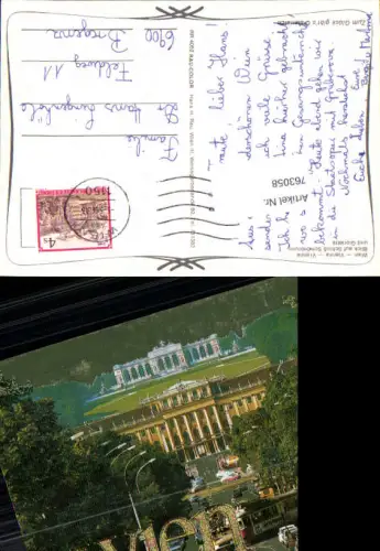 763058 Wien Hietzing Schönbrunn Ansichtskarte