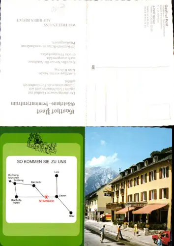 763036 Klapp-AK Stainach Irdning Gasthaus Post Bez. Liezen