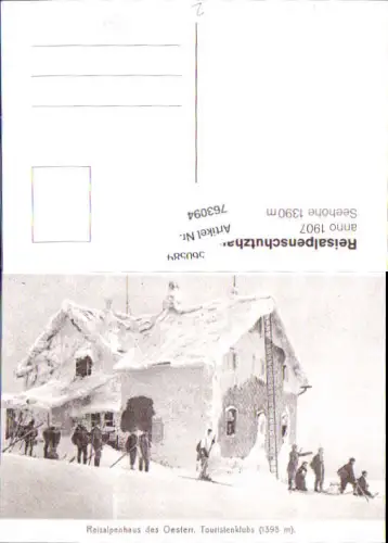763094 REPRO Hohenberg Reisalpenhaus Bez. Lilienfeld