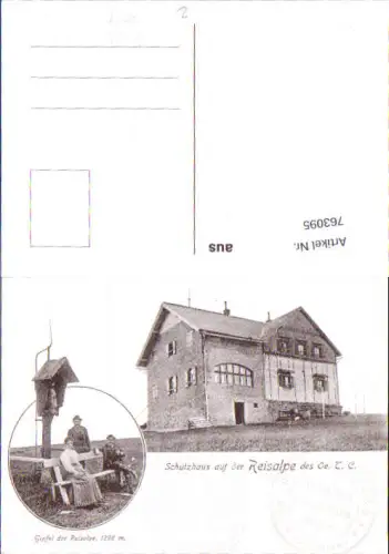 763095 REPRO Reisalpe Hohenberg Hainfeld Schutzhaus Bez. Lilienfeld