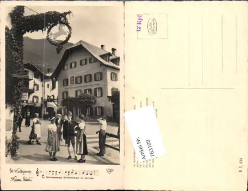 763109 St. Wolfgang am Wolfgangsee Weisses Rössl Leute Trachten Bez. Gmunden