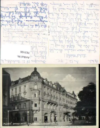 763166 Plzeň (Pilsen) Grand Hotel Šnitka Okres Plzeň-město Czech Republic