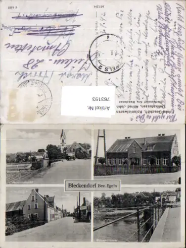 763193 Bleckendorf Bez. Egeln LK Salzlandkreis Wanzleben Egelner Mulde