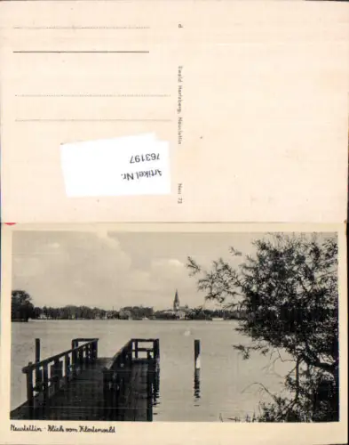 763197 Neustettin Blick vom Klosterwald Powiat szczecinecki Poland