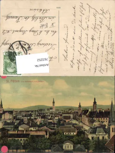 763252 St. Pölten vom Kaiserwald aus gesehen Bez. St. Pölten (Stadt)