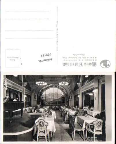 763181 Berlin Haus Vaterland, Blumencorso Berlin