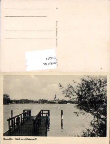 763211 Neustettin Blick vom Klosterwald LK Neustettin Poland