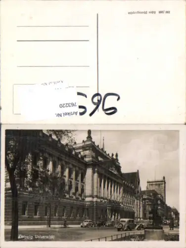 763220 Leipzig Universität Sachsen Auto Oldtimer
