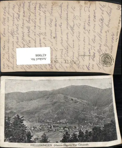 427008,Elsass Haut-Rhin Felleringen Vue Generale Totale