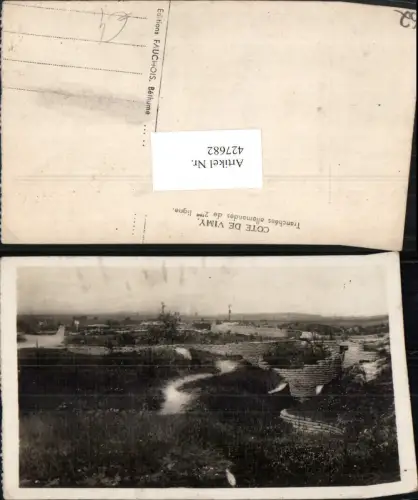 427682,Nord-Pas-de-Calais Pas-de-Calais Cote de Vimy Tranchees allemandes de 2 ligne