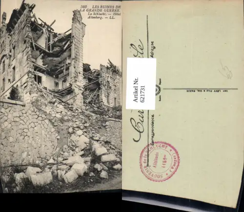 621731,Les Ruines de la Grande Guerre WW1 La Schlucht Hotel Altenberg Zerstörte Gebäude France
