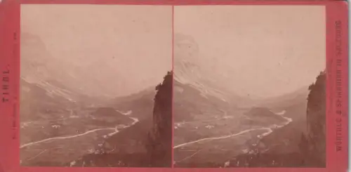 Stereo-Fotografie Monte Antelao Dolomiten Cadore Belluno pub Würthle e Spinnhirn 1169