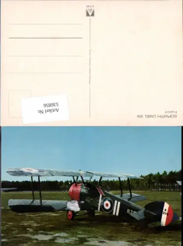 536856,Aviaktik Flugzeug Sopwith camel 1918 England
