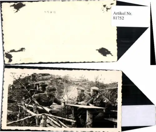 81752,WW2 Soldaten Orden Eisernes Kreuz Unterstand Barracke