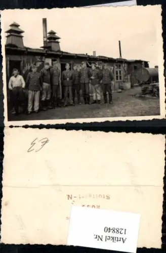128840,Foto Wehrmacht Soldaten Lager Stellung Uniform