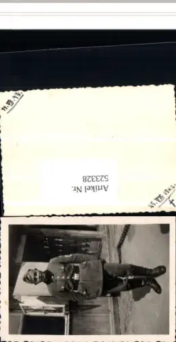 523328,Foto WW2 Wehrmacht Soldat Reichsarbeitsdienst RAD Uniform