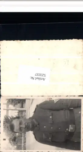 523337,Foto WW2 Wehrmacht Soldat Uniform Portrait Heer
