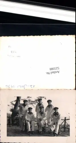 523388,Foto Sassnitz Wehrmacht Soldaten Kriegsmarine Marine Matrosen