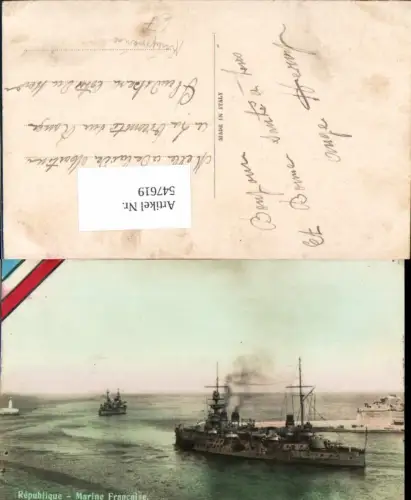 547619,Französische Armee Marine Kriegsmarine Kriegsschiff Schiff Frankreich