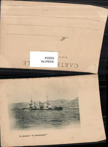 650554,Le Cuirasse Le Charlemagne Schiff Kriegsschiff Marine Kriegsmarine