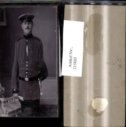 215805,CDV K.k. Soldat Uniform pub Karl Honauer Strassburg Elsass