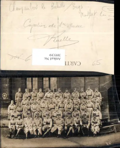 389339,Foto Ak WW1 Soldaten Uniform Orden Montfort-Lucy