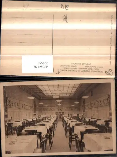 295550,Prag Praha Slovansky Hotel Berankovy Podniky Speisesaal