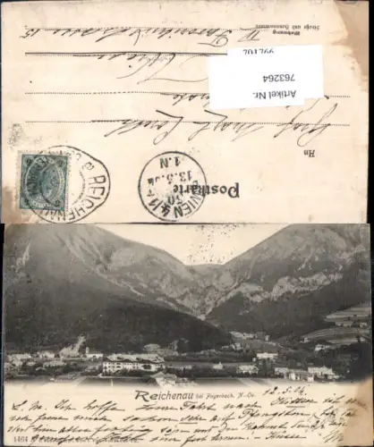 763264 Reichenau an der Rax Bez. Neunkirchen pub Ledermann 1464