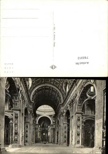763312 Roma, Interno di S. Pietro Rom Italy