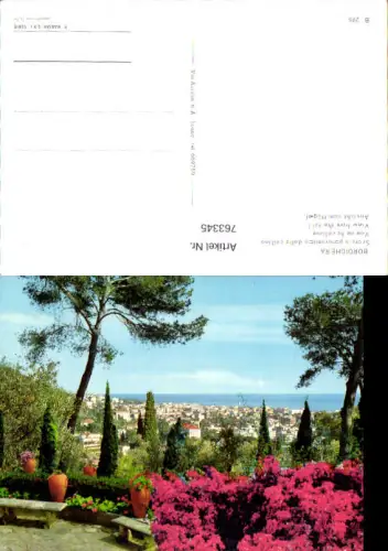 763345 Bordighera Provinz Imperia Italy