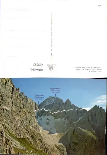 763317 Sexten Cima Undici Elferkofel Passo della Sentinella Dolomiten Provinz Bozen – Südtirol Italy
