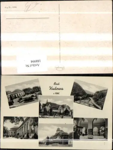 188994,Polen Bad Kudowa Kudowa Zdroj Mehrbild Ak