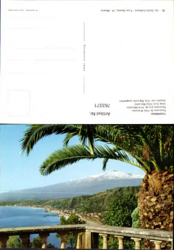 763371 Taormina Ansicht von Villa Marzotto Messina Italy