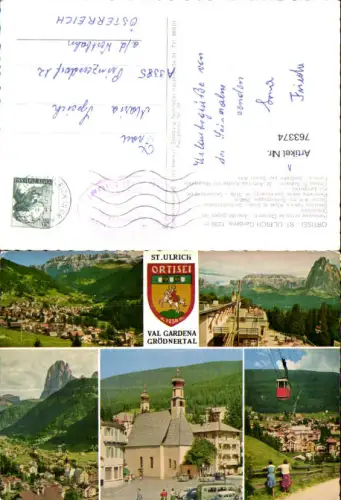 763374 St. Ulrich Ortisei Grödnertal Gröden Val Gardena Provinz Bozen - Südtirol Italy