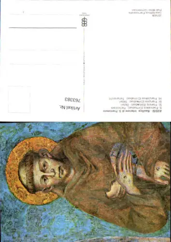 763383 Assisi Basilica Interiore S. Francesco Hl. Franziskus von Cimabue Perugia Italy