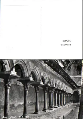 763430 Aosta Chiostro di S. Orso Aosta Valley Italy
