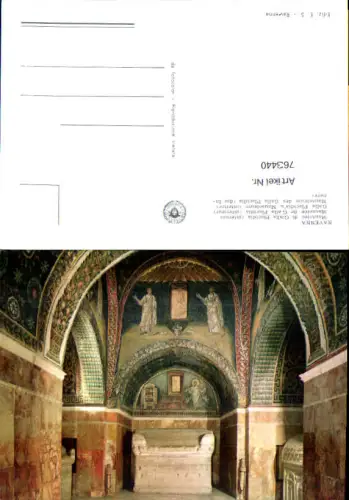 763440 Ravenna, Mausoleum der Galla Placidia Provinz Ravenna Italy