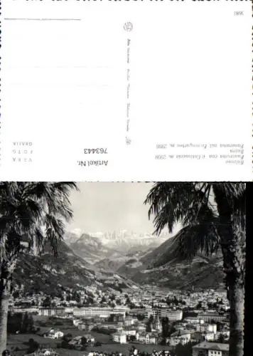 763443 Bozen Panorama mit Rosengarten Provinz Bozen Italy