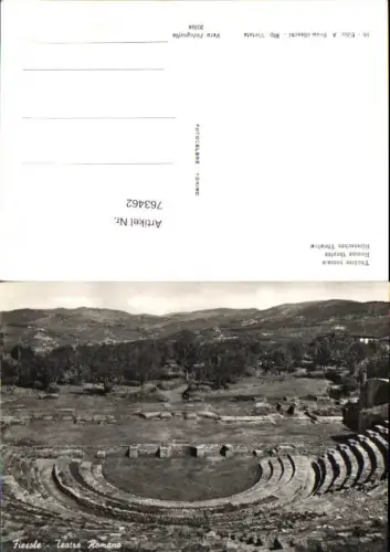 763462 Fiesole Teatro Romano Metropolitan City of Florence Italy