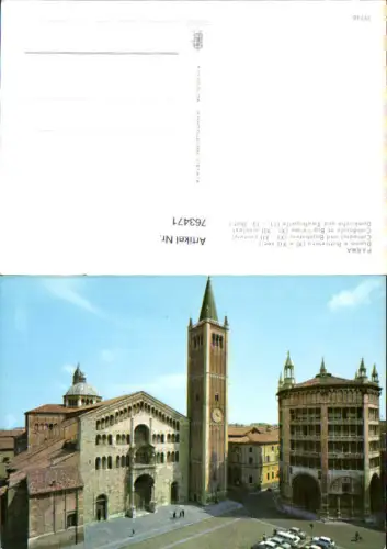 763471 Parma Duomo e Battistero Provinz Parma Italy