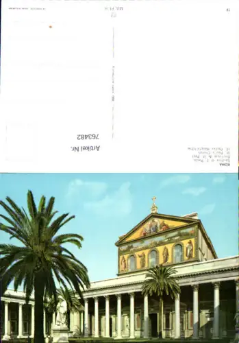 763482 Roma Basilica di S. Paolo Metropolitan City of Rome Capital Italy